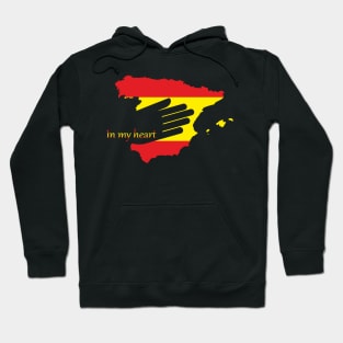 In My Heart. Spain Hoodie